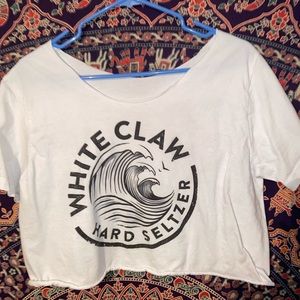 WHITE CLAW CROP SHIRT